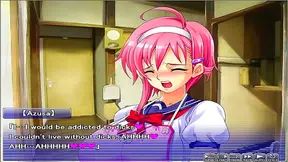 Busty Anime Chick Spied On Through Peephole in Apartment of Love Ep 10