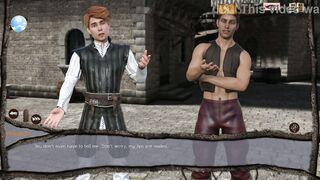 Watch me ravish a curvy medieval dude in this steamy pc game with a huge cock