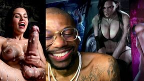 beautiful transgender squatter jerking off in the basement and cumming everywhere, ai generated
