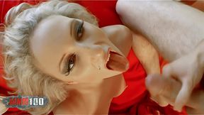 anal threesome with intense double penetration for the beautiful french blonde starla candy