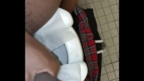 Library restroom stroke