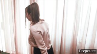 Deeper. Curvy Beauty Rissa May Gets Her Ass Stretched Out By Older Man