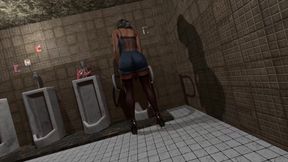 A Latin Futanari Came Into the Bathroom and I Sucked Her Big Dick
