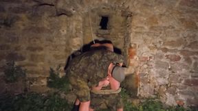 Night Dildo in a Castle Ruin