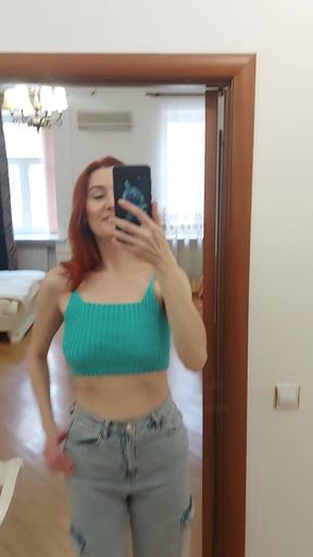 I Knitted Myself a Top and a Sweater, Bragging 4