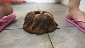 Hot girl pisses on the floor