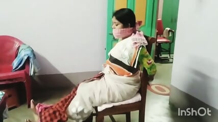 Milf Chair Tied Struggling