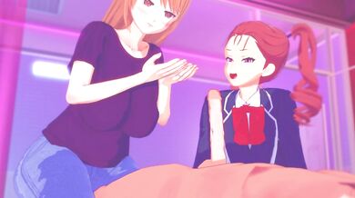 Ajisai in full color 3some anime cosplay triple pleasure
