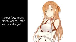 Joi Asuna Yuuki Femdom (Pt-BR)