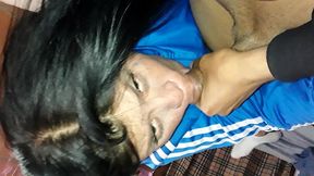 el chupo la poya aun extrano y me dejo la vagina llena de leche