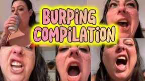 UP CLOSE OPEN MOUTH - Fizzy Pop Chug-Bubbly Burps and Belches