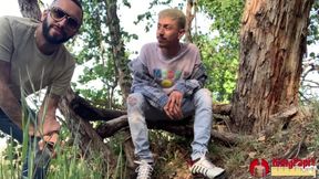 Skinny Twink Jerks off Blows Huge Load Public Caught