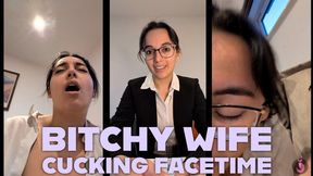 Bitchy Wife Cucking Facetime