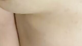 Brother fucks stepsister. Creamy snatch orgasm.