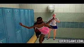 Two Hot Blonde Sluts Play Sexy Game With Big Tits Action