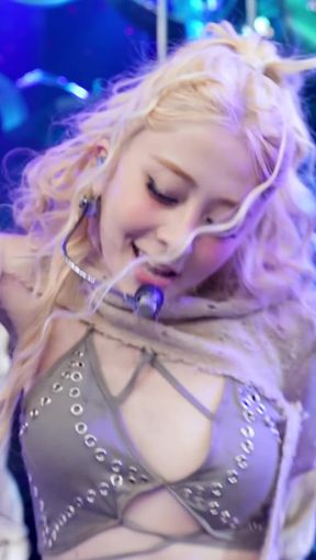 Curvy blonde Korean Kpop fan satisfies herself in a professional