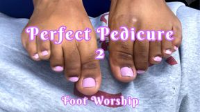 Perfect Pedicure 2 - Ebony Foot Fetish and Nail Polish