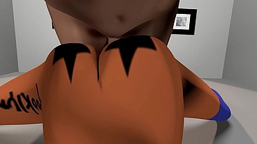 Miss isis Jones big black booty 3d cartoon