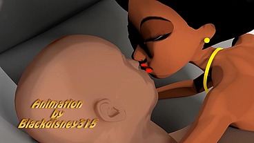 Miss isis Jones big black booty 3d cartoon