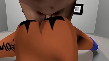 Miss isis Jones big black booty 3d cartoon