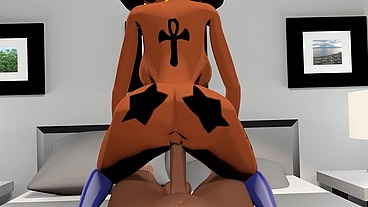 Miss isis Jones big black booty 3d cartoon