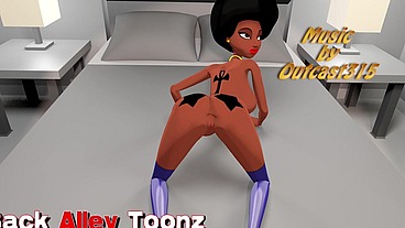 Miss isis Jones big black booty 3d cartoon
