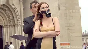 Bare Assed Babe With Fur Butt Plug Fucked In Public With Tina Butt And Tina Kay