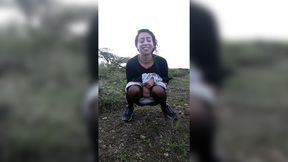 Sexy girl pissing and sucking cock