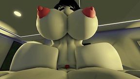 3D Roblox porn Cartoon with Huge Boobs
