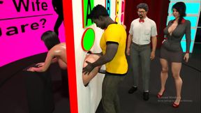 Lily of the valley: husband watches his wife getting fucked live on tv by BBC