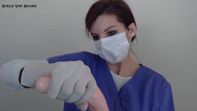 Milking Procedure Handjob - Latex Gloves