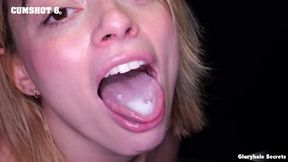 throated on the way down 15 cumshots compilation 2nd visit