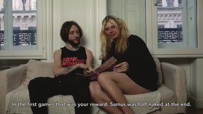 First date with a pretty French trans girl, she sucks me and swallows in the kitchen.
