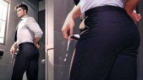 Hot Gay Group Sex in the Office with the Boss Fucking Their Asses!