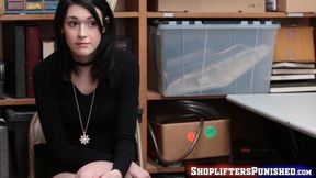Black-haired beauty Ivy Aura gets hot and heavy with a lustful officer