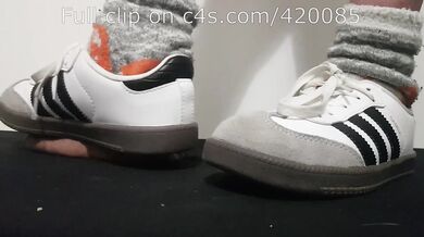 LittleShoes - Cock Crush Adidas Samba Size 34 Preview