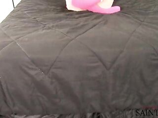 Natasha Nixx thought that babe was alone when that babe started talking indecent to her boyfriend - but her stepdad hears anything