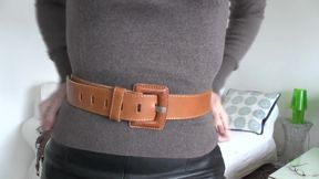 Belt Fitting in the Living Room, Part 2, Lady Victoria Valente