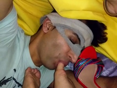 Ally kay femdom and foot fetish with horny boyfriend