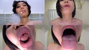Inori Mano - Smell of Her Erotic Tongue and Spit Part 1 - MOV