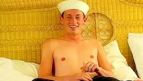 Smooth Sailing: Sailor Boys sultry solo session – Hard cock play hot smiles – XXX