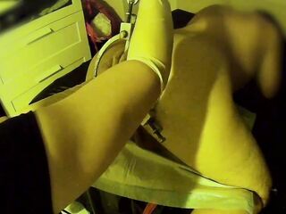 Slavemaster Pair tripple anal stretching and huge speculum