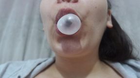 My Stepsister Chews Gum and Blows Bubbles While Talking Dirty