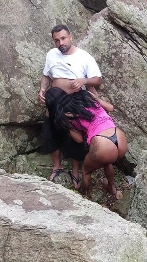 The Husband's Dream: Trans Bb Gets Creamped and Drills the Wife in Paradise