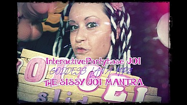 Interactive Pantyhose JOI The Sissy JOI MANTRA by Goddess Lana