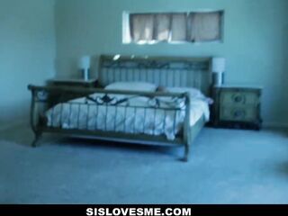 SisLovesMe - Hot Golden-haired Stepsis Gets Drilled