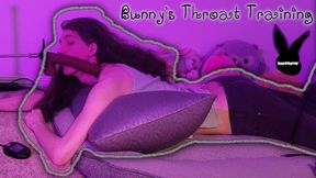 Bunny's throat training