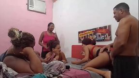 Skinny brunette teen gets pounded in doggystyle and anal