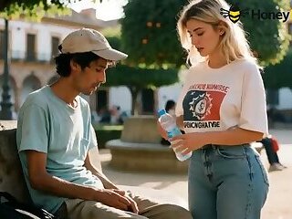 Moroccan Immigrant Gets Saved by Spanish PAWG [AI]