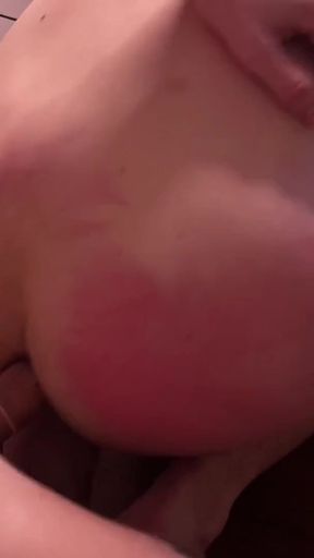 Stepson and daddy have fun - rough sex, domination, spanking, cumshot and rimming   Clip 1